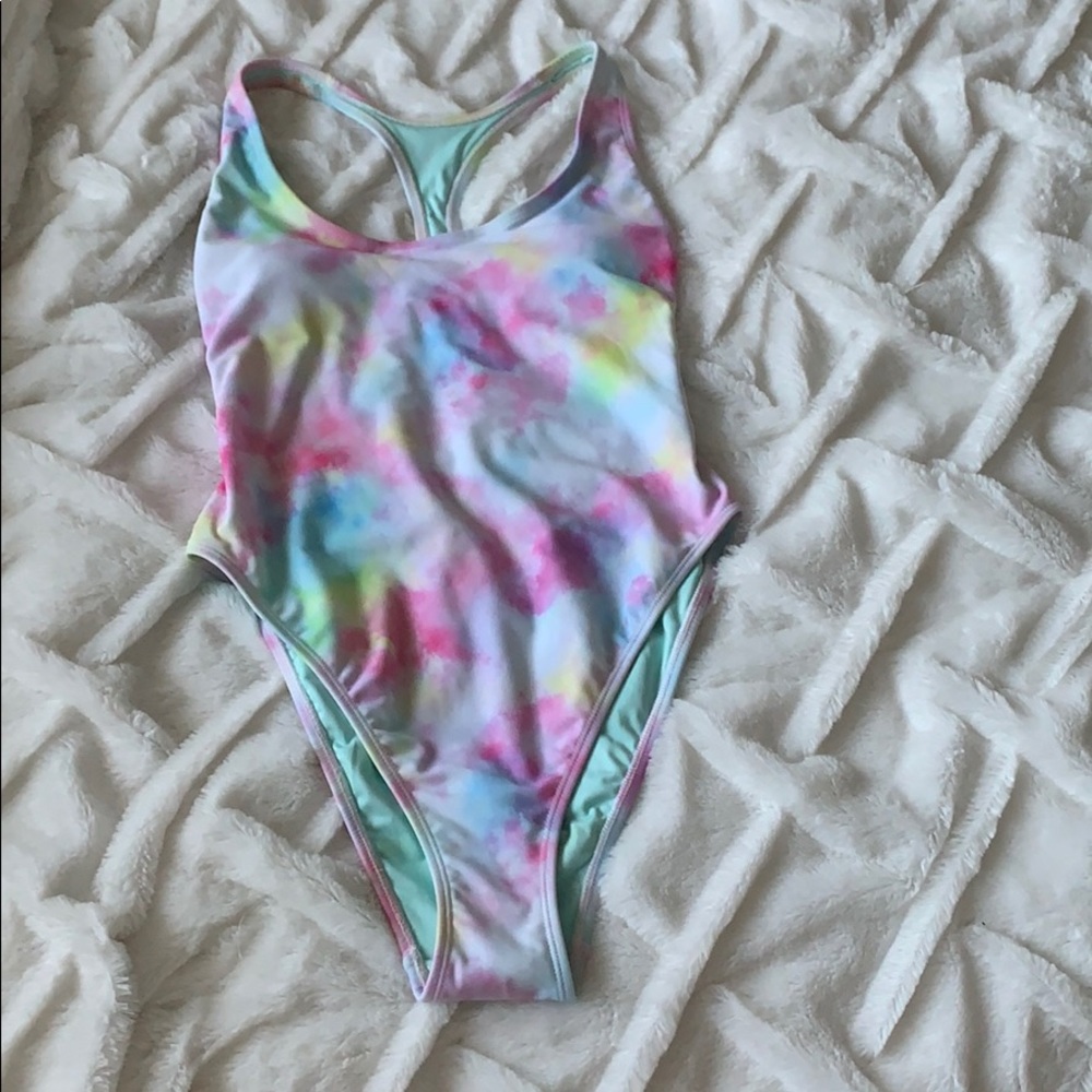 tye dye one piece swim